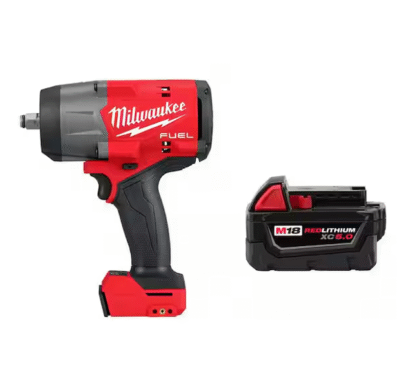 milwaukee – llave de impacto 1/2" m18 fuel (kit con 2 baterías y cargador)