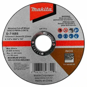 makita — disco de corte abrasivo para acero inoxidable