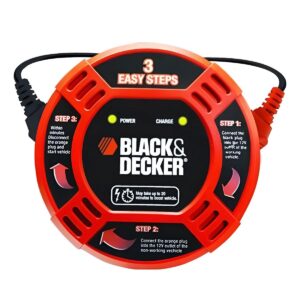black+decker — arrancador de batería compacto 12 v